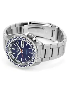 reloj automático hombre Seiko SRPK65 SKX Street Style 42.5mm 100m WR correa de acero 2