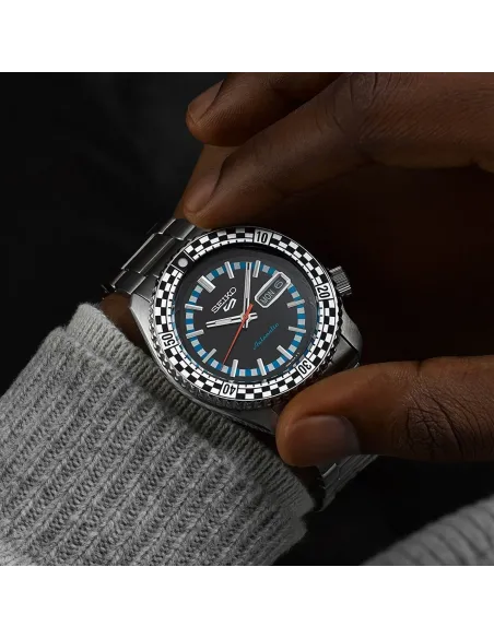 reloj automático hombre Seiko SRPK67 SKX Street Style 42.5mm 100m WR correa de acero