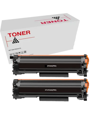 2 Toner compatibles avec HP CF244A / 44A HP LaserJet Pro M15, M17, M28