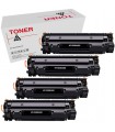 lot 4 toner HP CE285A / TONER 85A HP compatible HP Laserjet Pro P1102 Pro M1132