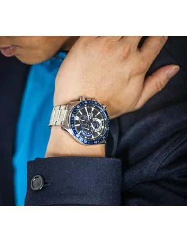 Reloj cronógrafo hombre Casio Edifice EFV-620D-1A2 100m EFV-620D-1A4 WR correa de acero