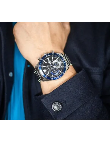 Reloj cronógrafo hombre Casio Edifice EFV-620D-1A2 100m EFV-620D-1A4 WR correa de acero
