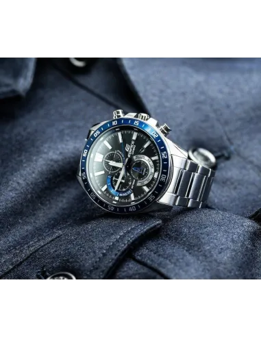 Reloj cronógrafo hombre Casio Edifice EFV-620D-1A2 100m EFV-620D-1A4 WR correa de acero