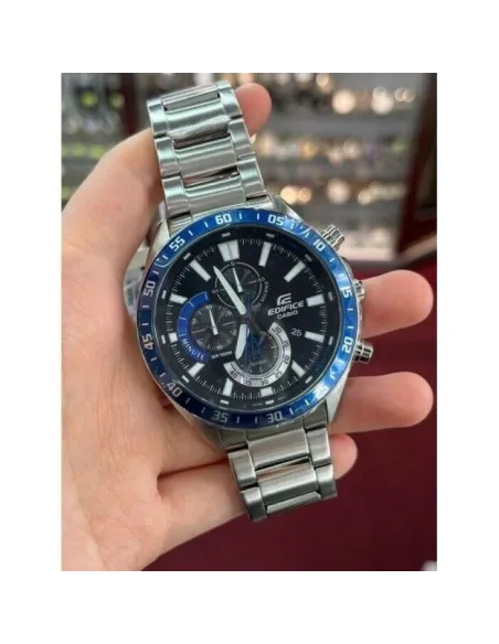 Reloj cronógrafo hombre Casio Edifice EFV-620D-1A2 100m EFV-620D-1A4 WR correa de acero
