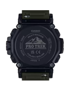 Radiocontrol solar Casio Pro Trek Climber PRW-61Y-3JF JDM altímetro, barómetro  brújula  termómetro corona atornillada 2