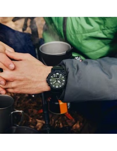Radiocontrol solar Casio Pro Trek Climber PRW-61Y-3JF JDM altímetro, barómetro  brújula  termómetro corona atornillada
