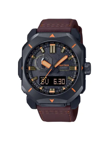 radiocontrol solar hombre Casio Pro Trek PRW-6900YL-5JF JDM 100M WR Brújula digital Corrección de la declinación magnética