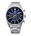 reloj cronógrafo solar hombre Orient Sporty NEO 70s WV0021TX JDM  SOLAR PANDA Royal Blue 42mm 100m WR