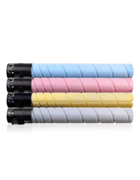 Pack 4 toner Compatibles TN324 / TN-324 para Konica Minolta Bizhub C258 / C308 / C368