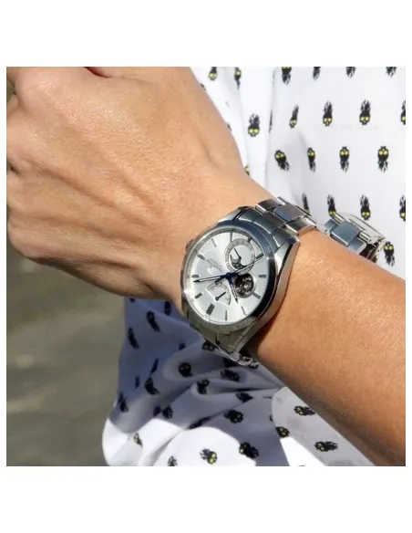 automático hombre Orient Star Contemporary Moon Phase Open Heart RE-AY0002S 41mm 100m WR