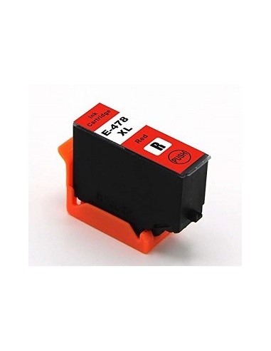tinta Compatible Epson 478XL Rojo Cartucho de Tinta - C13T04F54010 para Epson Expression Photo HD XP-15000
