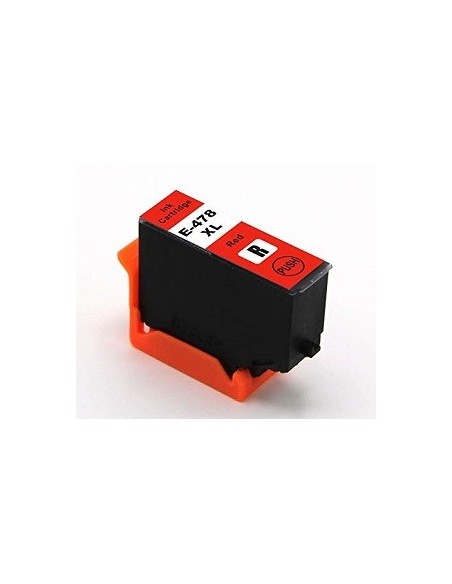 tinta Compatible Epson 478XL Rojo Cartucho de Tinta - C13T04F54010 para Epson Expression Photo HD XP-15000