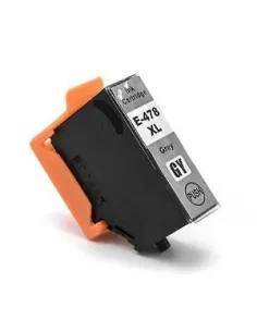 tinta Compatible Epson 478XL Gris Cartucho de Tinta - C13T04F64010 para Epson Expression Photo HD XP-15000
