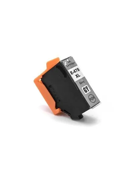 tinta Compatible Epson 478XL Gris Cartucho de Tinta - C13T04F64010 para Epson Expression Photo HD XP-15000
