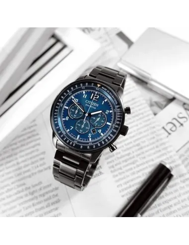 reloj hombre cronógrafo Citizen Eco-drive CA4505-80L 44mm 100m WR