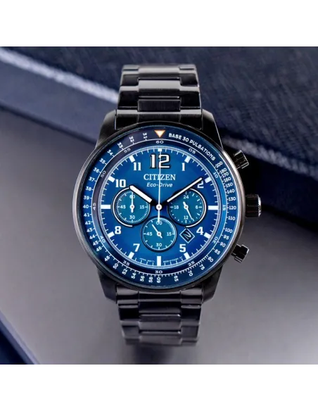 reloj hombre cronógrafo Citizen Eco-drive CA4505-80L 44mm 100m WR