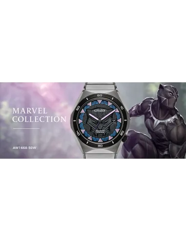 Citizen Eco-drive Titanium Black Panther AW1668-50W 41mm Sapphire cyrstal Titanium case and bracelet 100m WR Eco-drive movement