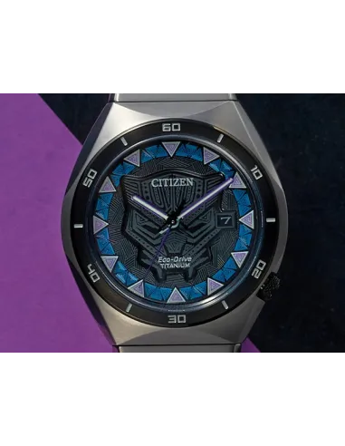 Citizen Eco-drive Titanium Black Panther AW1668-50W 41mm Sapphire cyrstal Titanium case and bracelet 100m WR Eco-drive movement
