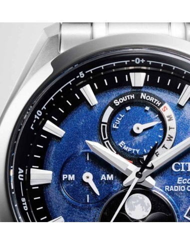 reloj hombre Citizen Tsuki-yomi Moon Phase  BY1010-57L 43mm Sport Luxury Super Titanium™ Radio
