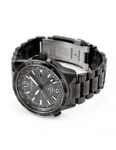 Reloj automático aviador hombre Citizen SkyHawk Promaster Air GMT  NB6045-51H JDM 44.5mm  200m WR cristal de zafiro