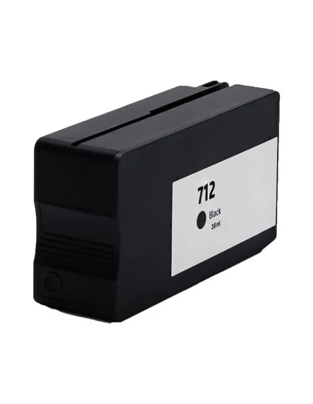 HP 712XL Negro Cartucho de Tinta 3ED71A para HP DesignJet Studio 24 / 36 - DesignJet T210 / T230 / T250 / T630 / T650