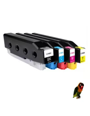 4 tintas Compatibles Epson T08H1 T08H2 T08H3 T08H4  WorkForce Enterprise AM-C4000