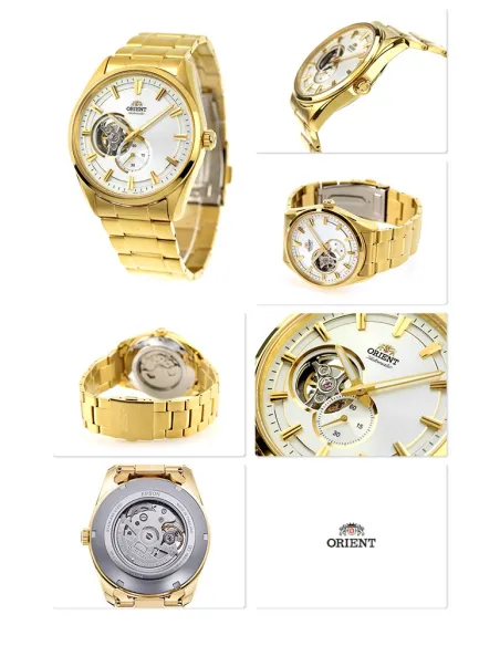 Reloj automático hombre Orient Contemporary Semi-Skeleton RA-AR0007S 40.8mm 50m WR cristal de zafiro correa de acero