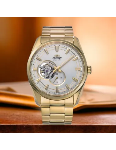 Reloj automático hombre Orient Contemporary Semi-Skeleton RA-AR0007S 40.8mm 50m WR cristal de zafiro correa de acero
