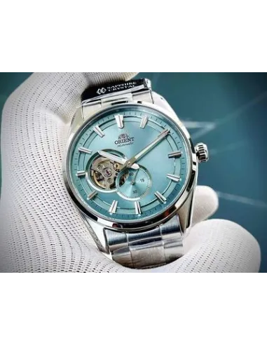 Reloj automático hombre Orient Contemporary Semi-Skeleton RA-AR0009L Tiffany blue 40.8mm 50m WR zafiro