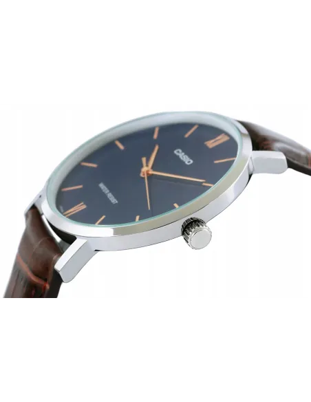 Reloj Casio analogico hombre MTP-VT01L-2B correa de piel 46 × 40 × 8.2 mm
