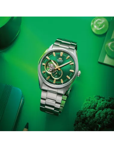 Reloj automático hombre Orient Contemporary Semi-Skeleton RA-AR0008E 40.8mm 50m WR cristal de zafiro correa de acero
