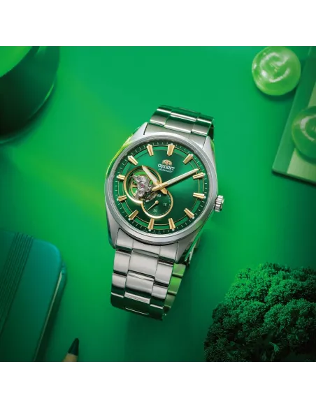 Reloj automático hombre Orient Contemporary Semi-Skeleton RA-AR0008E 40.8mm 50m WR cristal de zafiro correa de acero