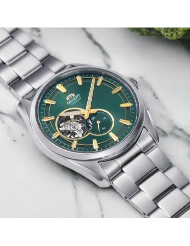 Reloj automático hombre Orient Contemporary Semi-Skeleton RA-AR0008E 40.8mm 50m WR cristal de zafiro correa de acero