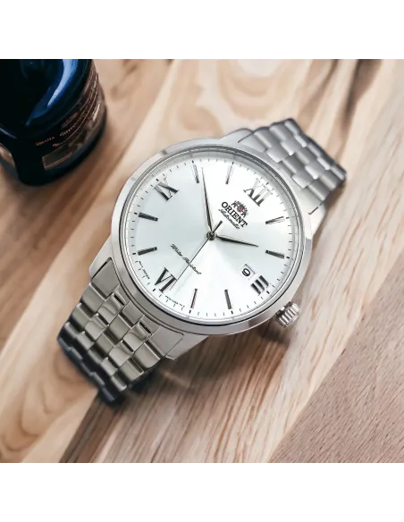 Reloj automático hombre Orient Contemporary RA-AC0F10S dial plata 41.6mm Cristal de Zafiro