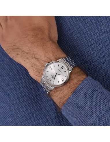 Reloj automático hombre Orient Contemporary RA-AC0F10S dial plata 41.6mm Cristal de Zafiro