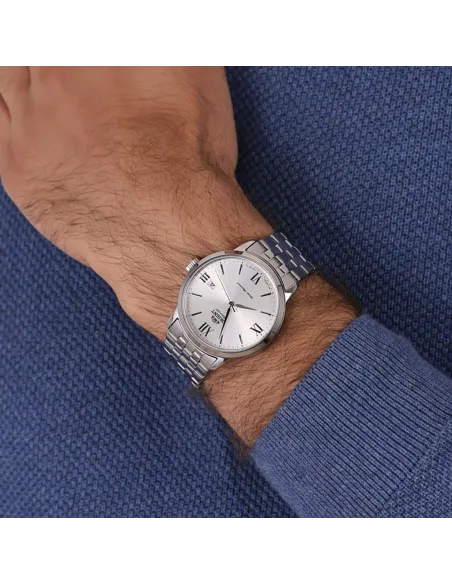 Reloj automático hombre Orient Contemporary RA-AC0F10S dial plata 41.6mm Cristal de Zafiro