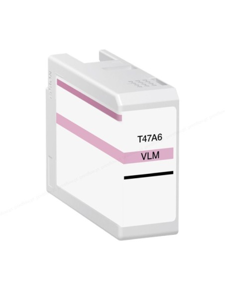 tinta  Compatible Epson T47A6 Magenta Light Vivido Cartucho de Tinta Pigmentada C13T47A600 para Epson SureColor SC-P900