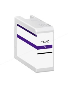 tinta  Compatible Epson T47AD Violeta Cartucho de Tinta Pigmentada C13T47AD00 para Epson SureColor SC-P900