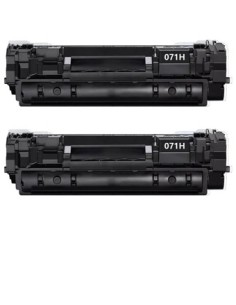 2 toner Compatibles Canon 071H para Canon i-SENSYS LBP-122dw / MF272dw / MF275dw 2