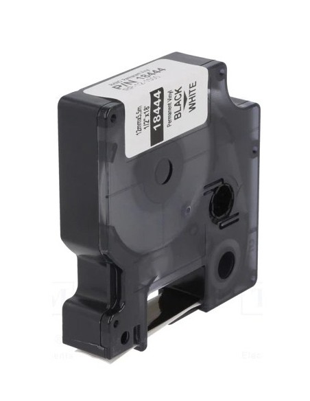 5 Dymo 18444 compatible cinta rotuladora S0718600 Cartucho de etiquetas para impresora DYMO RHINO, 18444 Compatible con cinta de