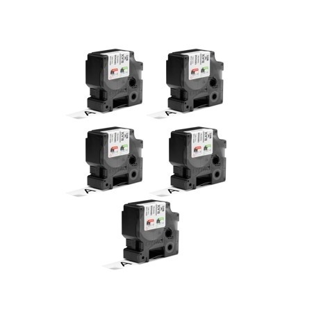 copy of Dymo 1805430 compatible cinta rotuladora 24mmX5.5M negro sobre blanco Dymo Rhino