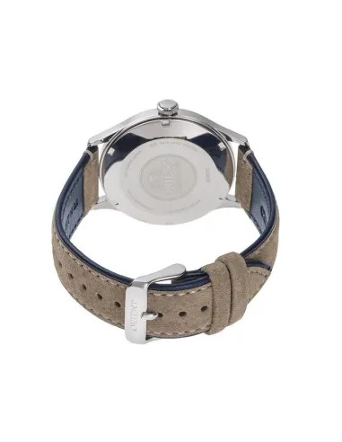 reloj automático hombre Orient Bambino RA-AC0P02L 42mm correa de cuero (acepta cuerda manual)
