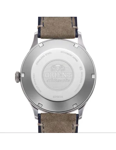 reloj automático hombre Orient Bambino RA-AC0P02L 42mm correa de cuero (acepta cuerda manual)