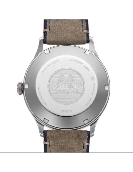 reloj automático hombre Orient Bambino RA-AC0P02L 42mm correa de cuero (acepta cuerda manual)