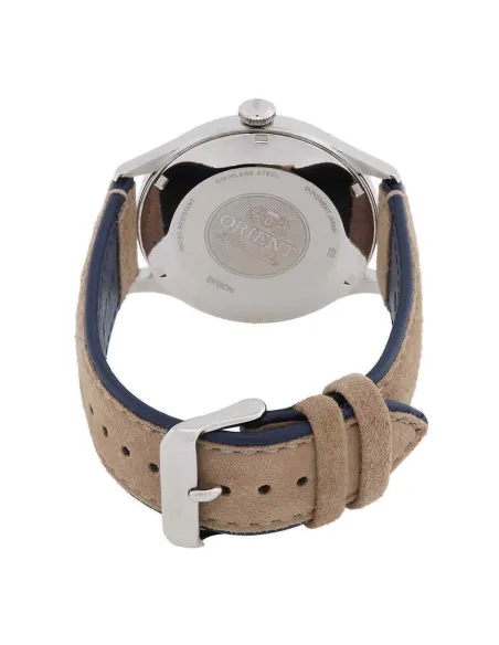 reloj automático hombre Orient Bambino RA-AC0P02L 42mm correa de cuero (acepta cuerda manual)