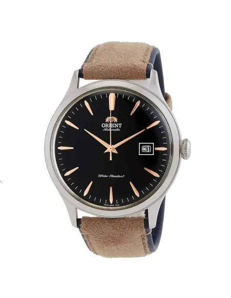 reloj automático hombre Orient Bambino RA-AC0P02L 42mm correa de cuero (acepta cuerda manual)