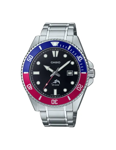 reloj buceo hombre Casio MARLIN DURO MDV-106DD-1A2 “Pepsi” Marlin Metal Legend  44.2mm 200m