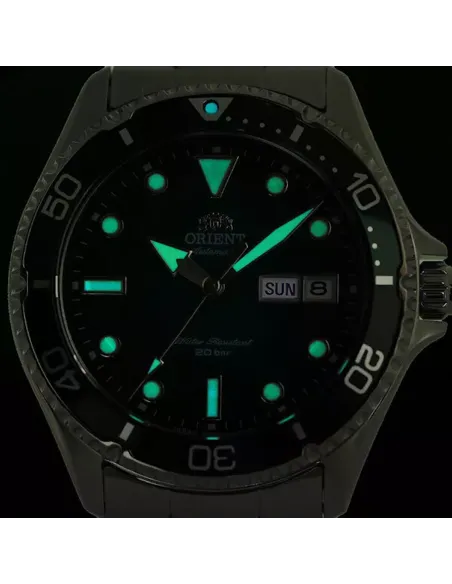reloj automático hombre Orient New Kamasu RA-AA0811E dial verde 41.8mm zafiro
