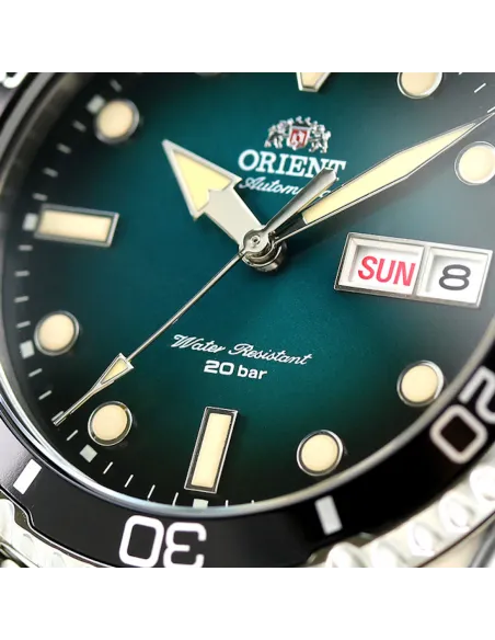 reloj automático hombre Orient New Kamasu RA-AA0811E dial verde 41.8mm zafiro