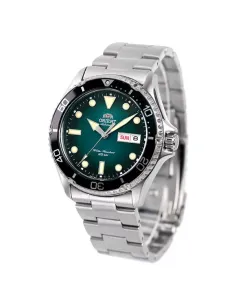 reloj automático hombre Orient New Kamasu Rn-AA0811E JDM dial verde 41.8mm zafiro